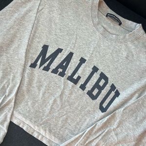 Brandy Melville OS Malibu Cropped Tee